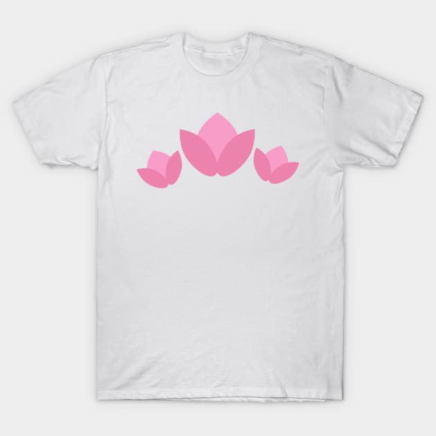 Pink Lotus Flowers Digital Art | Melanie Jensen Illustrations T-Shirt by illusima